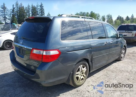2005 Honda Odyssey Touring from USA, damaged, VIN 5FNRL38825B008667